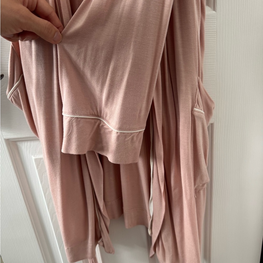 Pink Women's Bath Robe - Picture 4 of 5